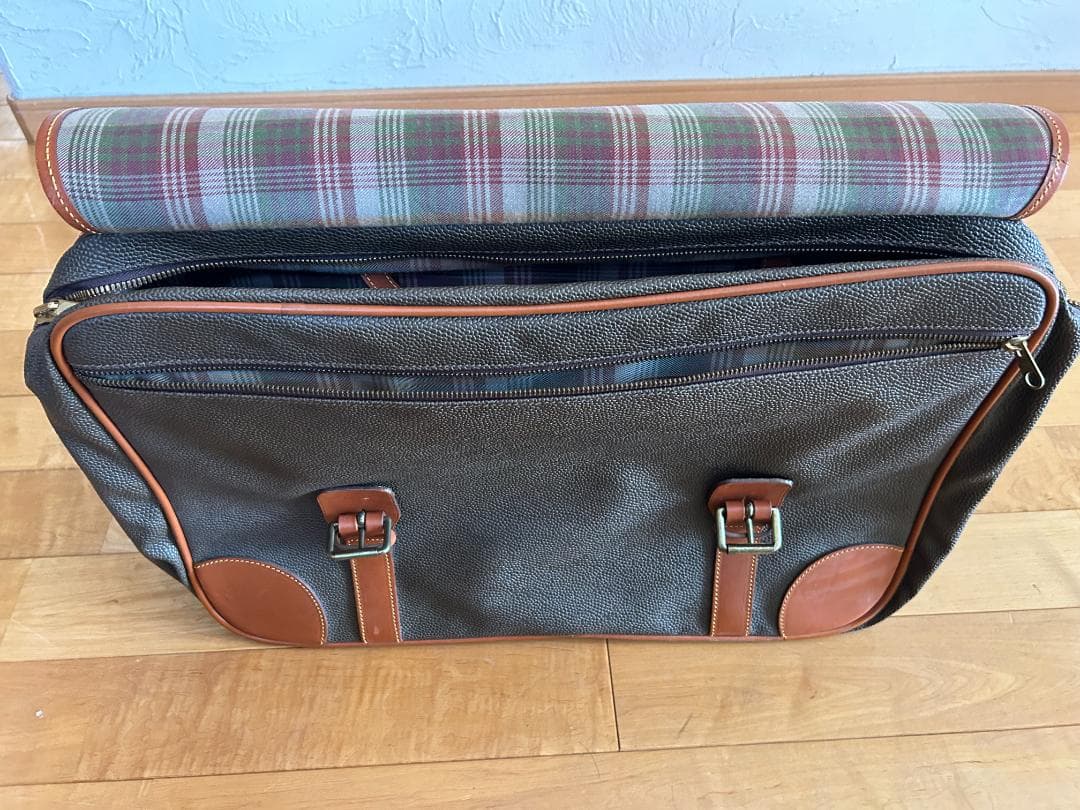 Mulberryマルベリー　シボ革　レザー　トラベルバック　イタリア製