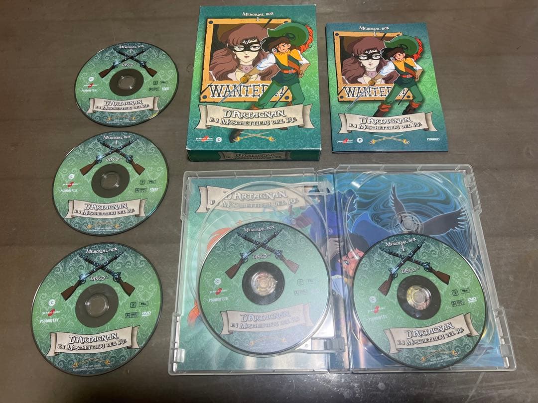 アニメ The Three Musketeers DVD Italian Edition