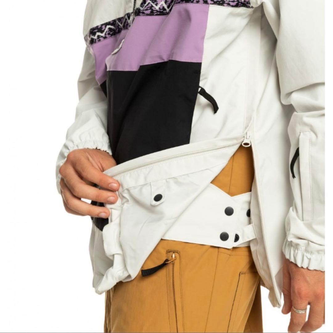 QUIKSILVER スノボ　ウェア　Mサイズ　2024年　クイックシルバー　白