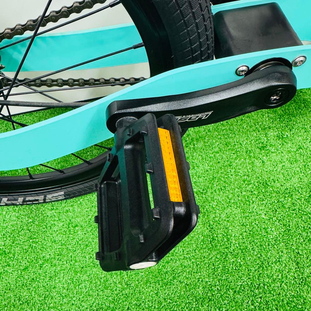 美品 halfbike2 ハーフバイク 折りたたみ自転車 ブルー 20インチ