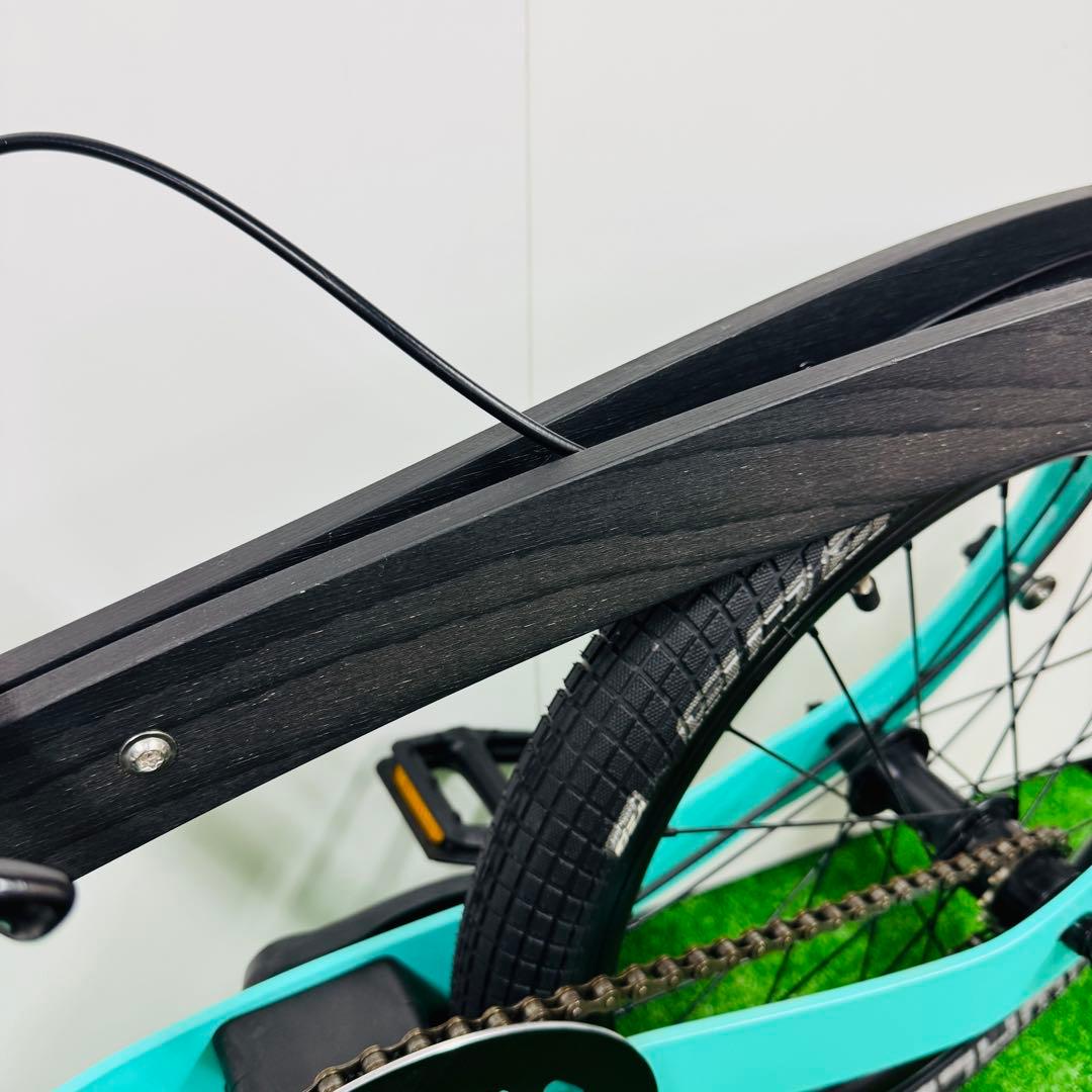 美品 halfbike2 ハーフバイク 折りたたみ自転車 ブルー 20インチ