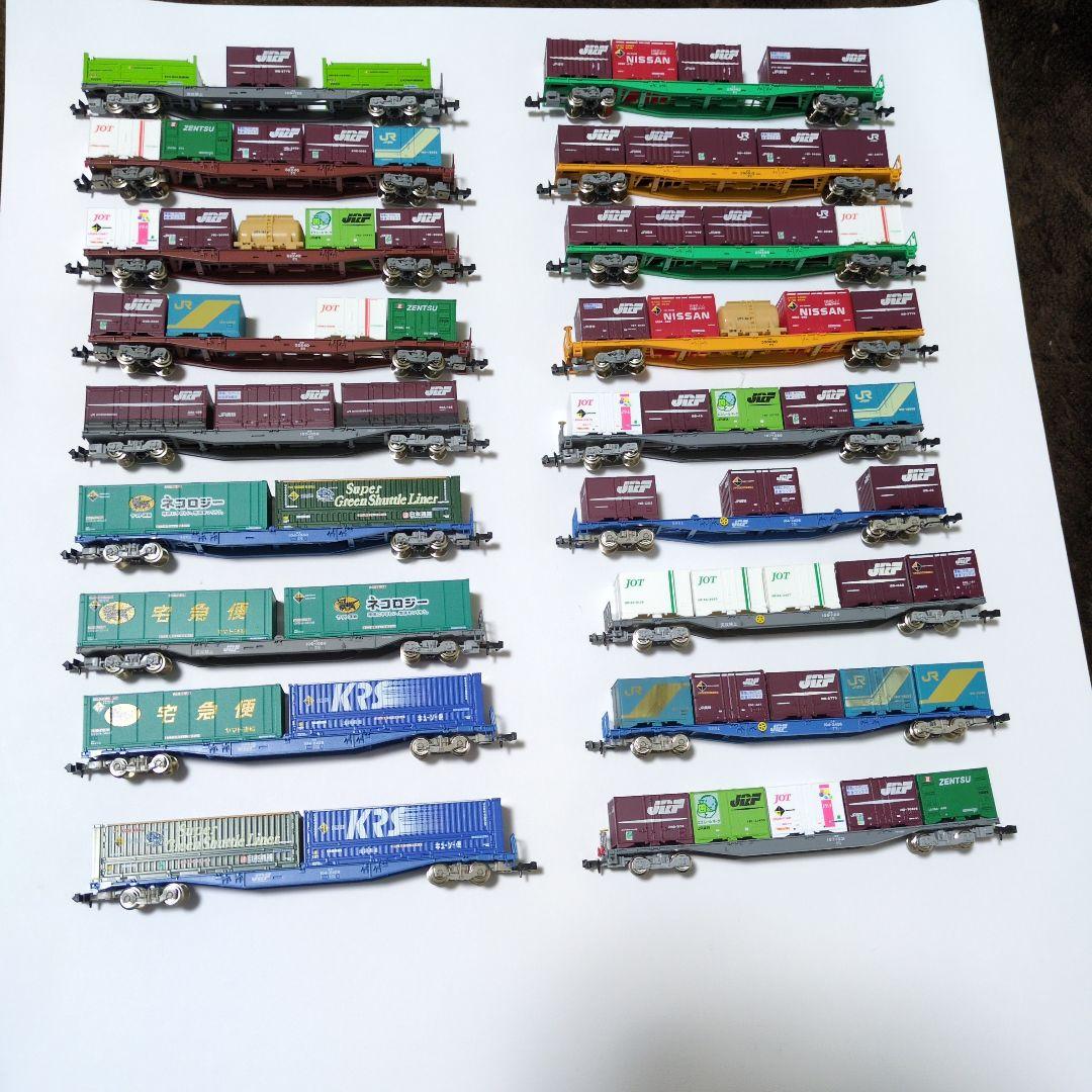 【美品】TOMIX コキ貨物列車18両詰め合わせ