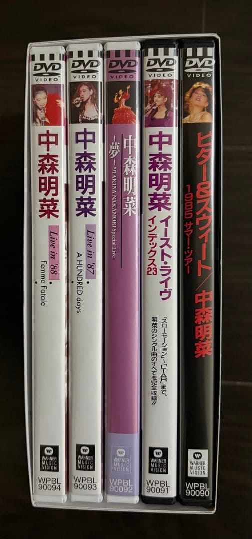 中森明菜DVD collection 1.2セット