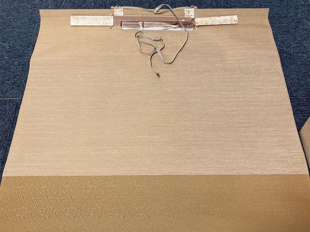 掛軸 安藤栖阜『鶏 にわとり』日本画 紙本 肉筆 共箱付 掛け軸 No.974