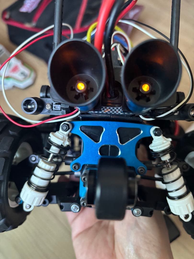 タミヤ コミカルグラスホッパー未走行　ヘックスビス使用オプション多数　電飾あり