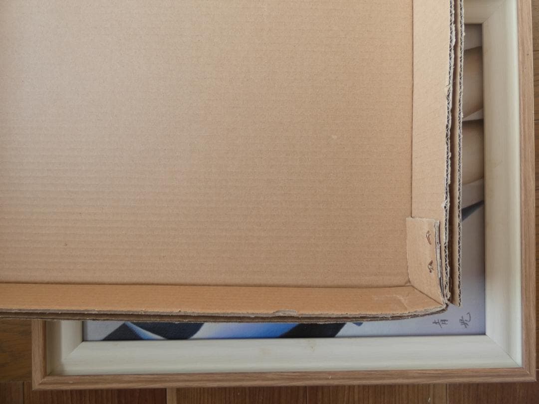 油絵　額付き　東郷青児　【　静がなノラ　】手描き　肉筆 F6