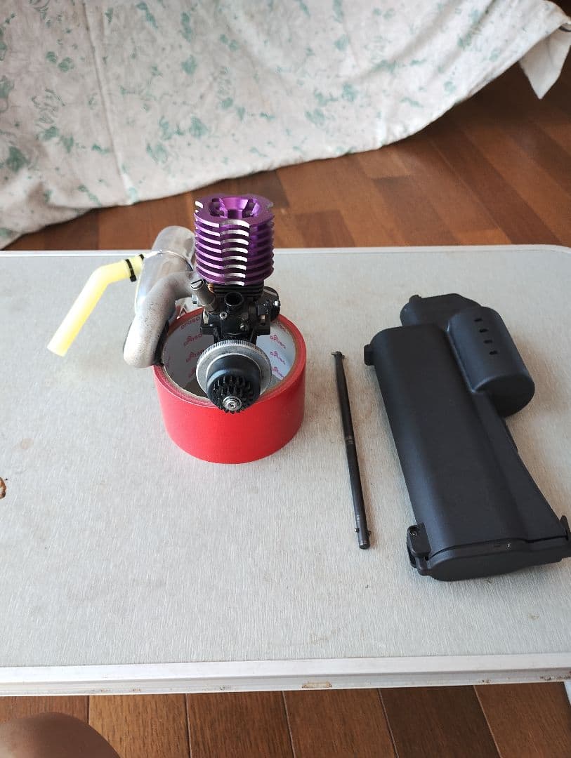 簡単一発始動シリーズ第四弾　HPIブランドの紫色 １２クラスエンジン