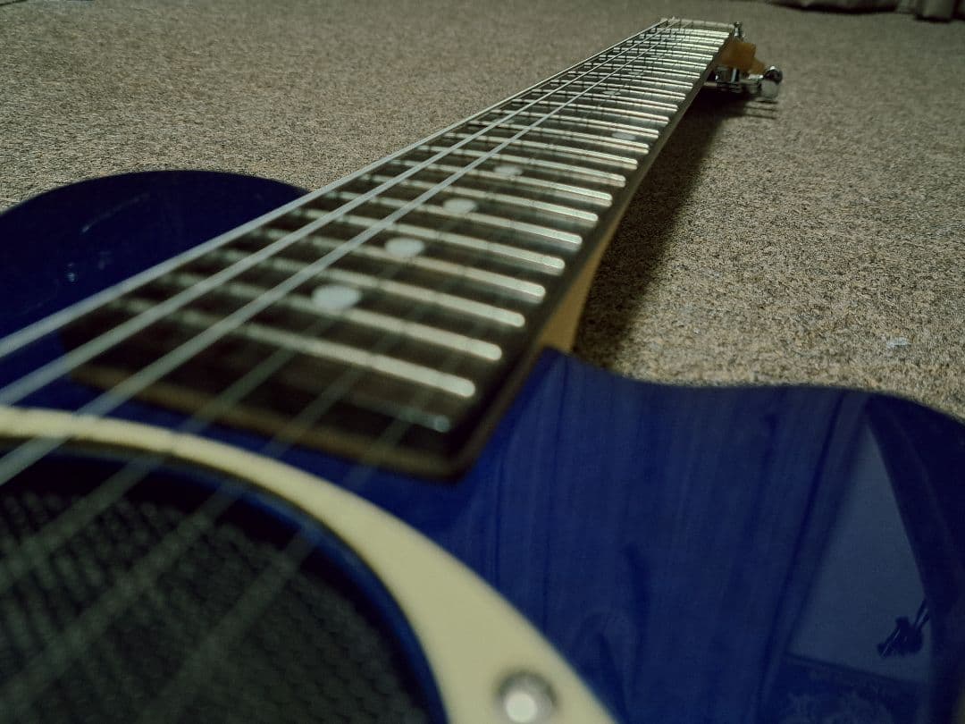 美品 Pignose ピグノーズ スピーカー内蔵 ミニギター メタリックブルー