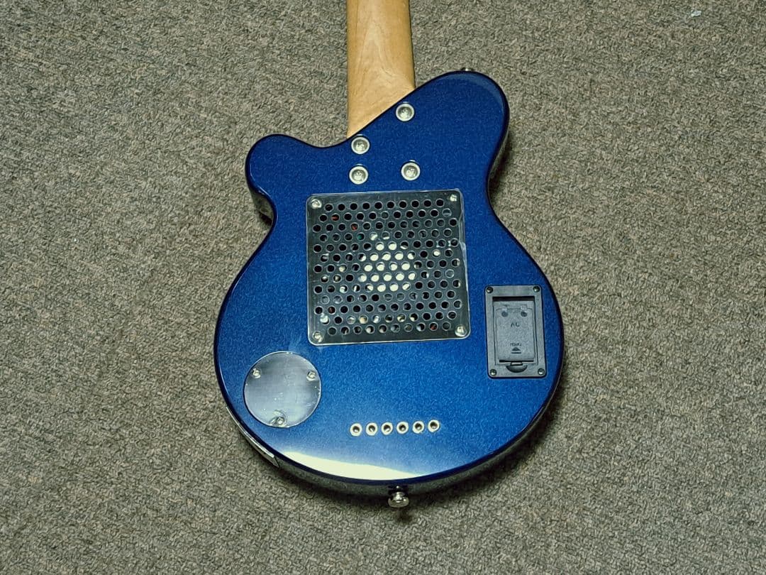 美品 Pignose ピグノーズ スピーカー内蔵 ミニギター メタリックブルー