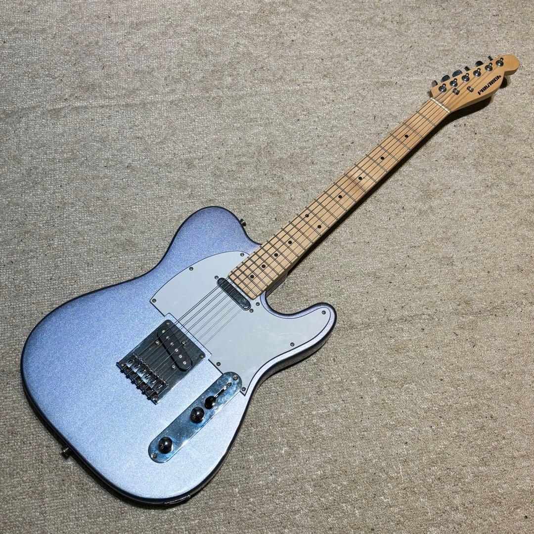 PLAYTECH テレキャスター お洒落なアイスメタリックブルー