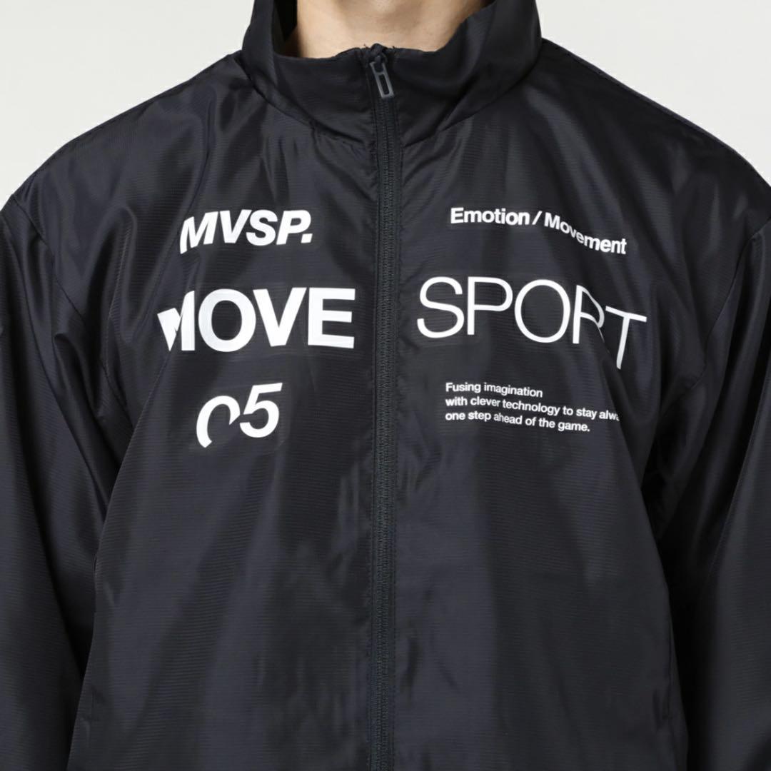 新品　デサント ウインドブレーカー 上下セット　セットアップ　ブラック　M