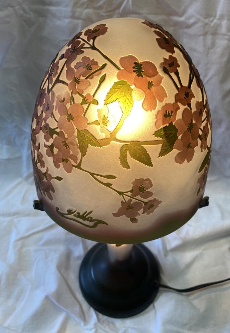 エミールガレ　レプリカ　Emile Galle 風　卓上照明　ナイトスタンド