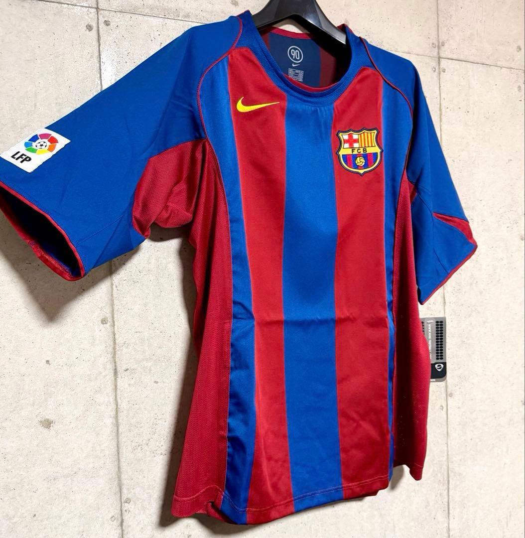 【新品/タグ付き】04/05 FCバルセロナ♯10 ロナウジーニョ 【Lサイズ】