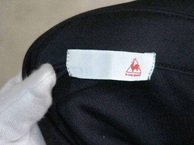 65455　ルコック　ポロシャツ　紺色　XO