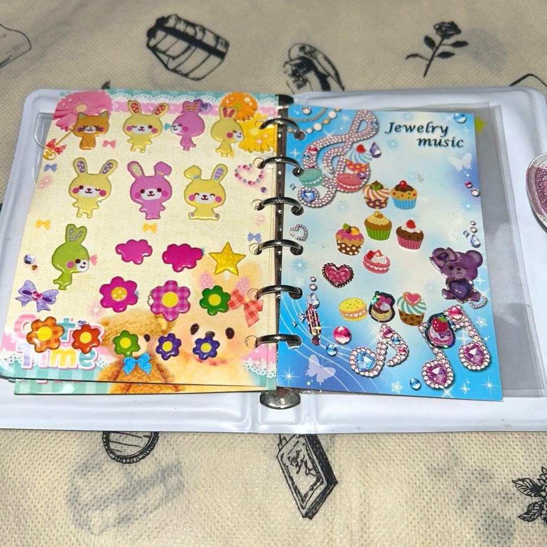 シール帳　当時物　平成　シールバインダー　cutie time シール付き