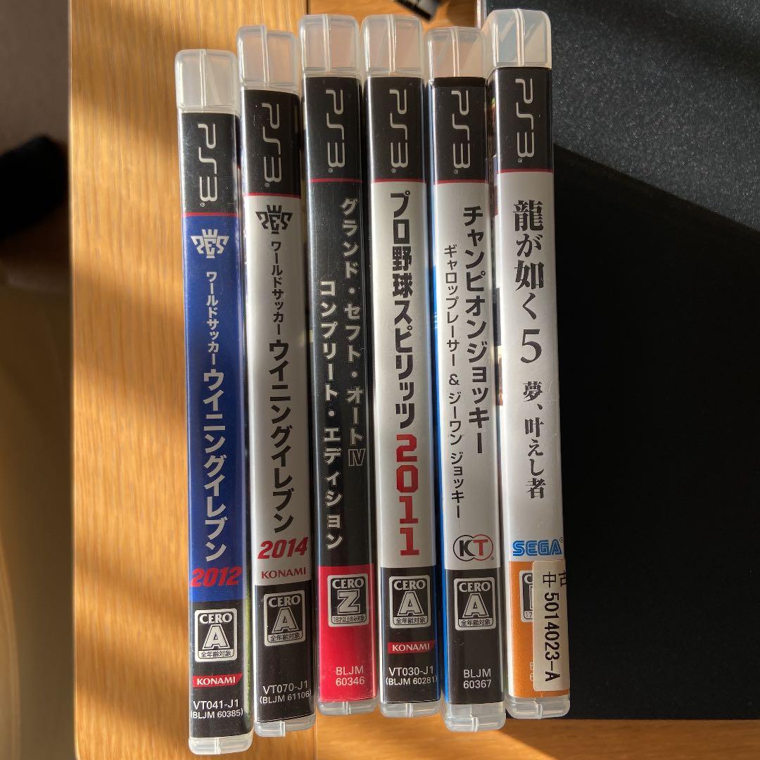 PlayStation3 CECH-3000A プレステーション3 ソフト6本付