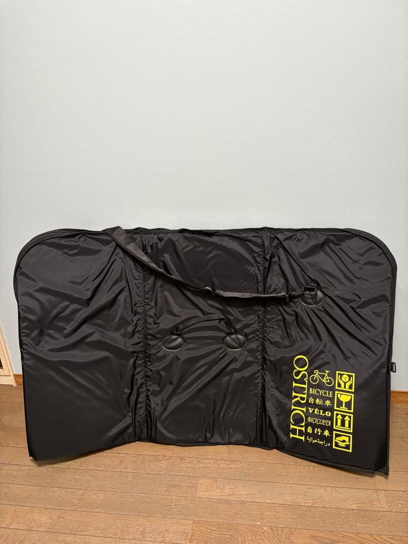 オーストリッチ製　トラベルバッグ 「OS-500 」ブラック