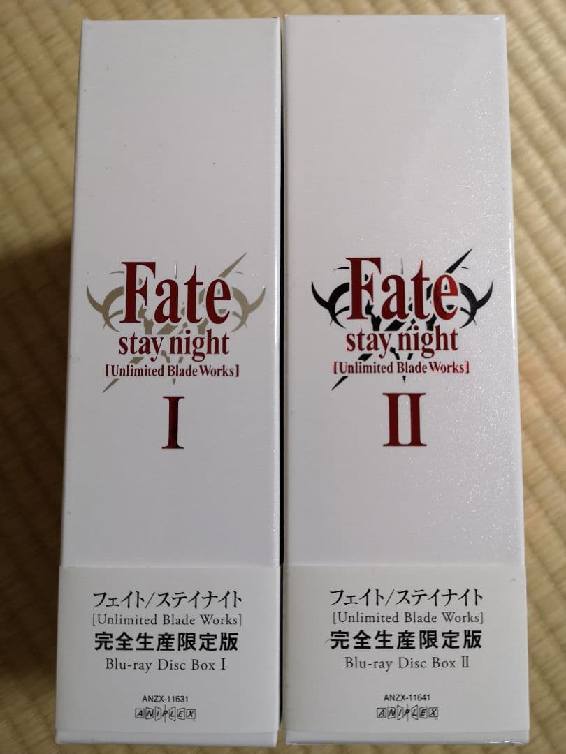 Fate/stay night[UBW]Blu-ray Disc Box I,Ⅱ