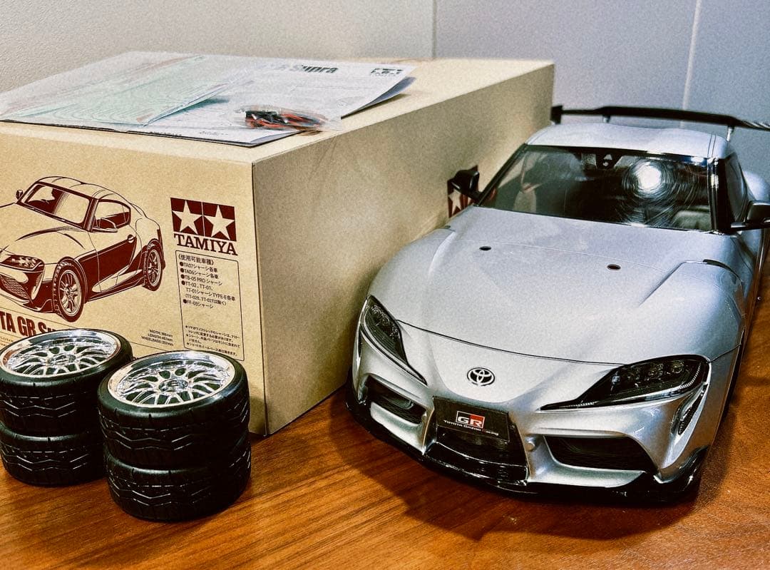電飾+タイヤ付SP.1622 1/10RC トヨタ GR スープラ スペアボディ