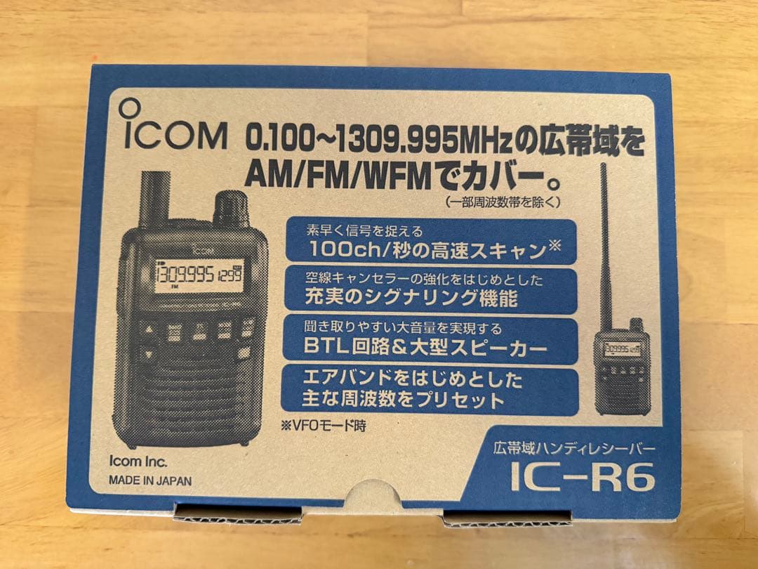 [美品］ICOM IC-R6 受信拡張スペシャルバージョン