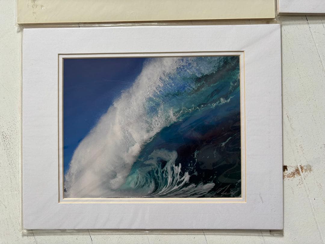 ハワイ　写真家　クラークリトル 絵　海　ノースショア　波　サーフィン