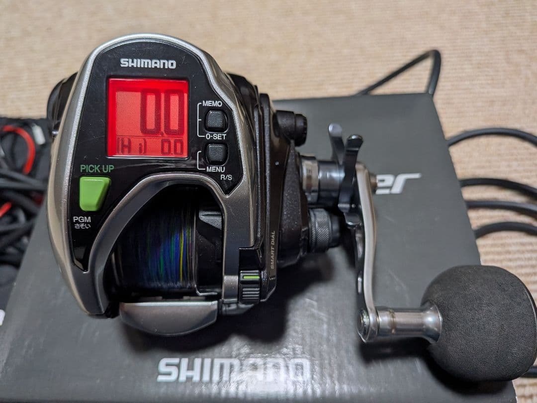 シマノ フォースマスター 800 オーバーホール済 新品PE3号・バッテリー付き