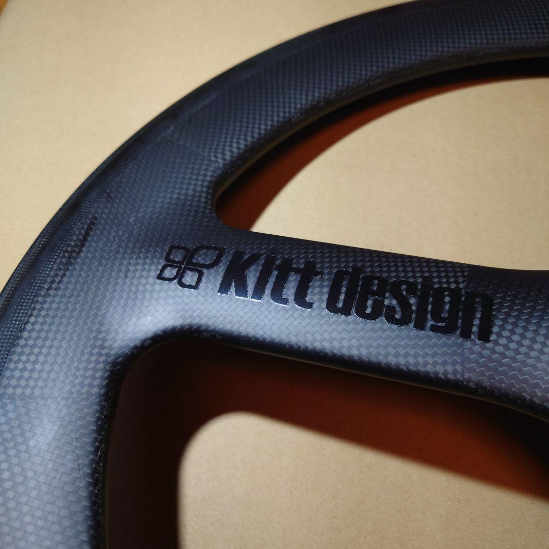 やす　Kitt design カーボンバトンホイール 　フロントリアセット