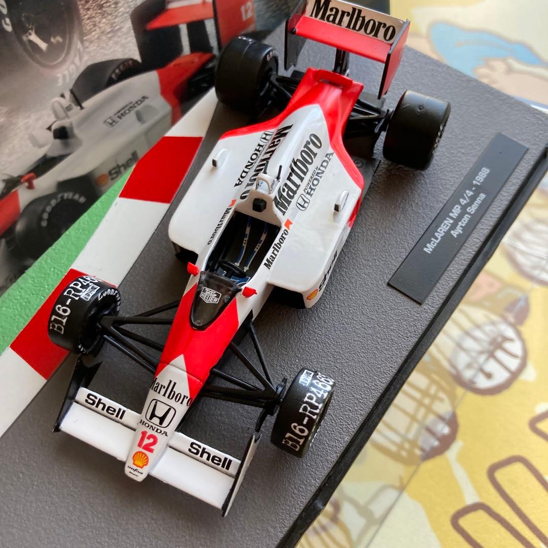ミニカー McLaren MP4/4 1988 Ayrton Senna 1/43
