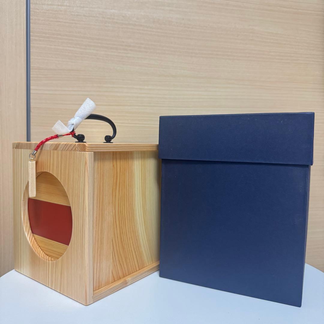 未使用　遊山箱　弁当箱　木製重箱　三段重　重箱