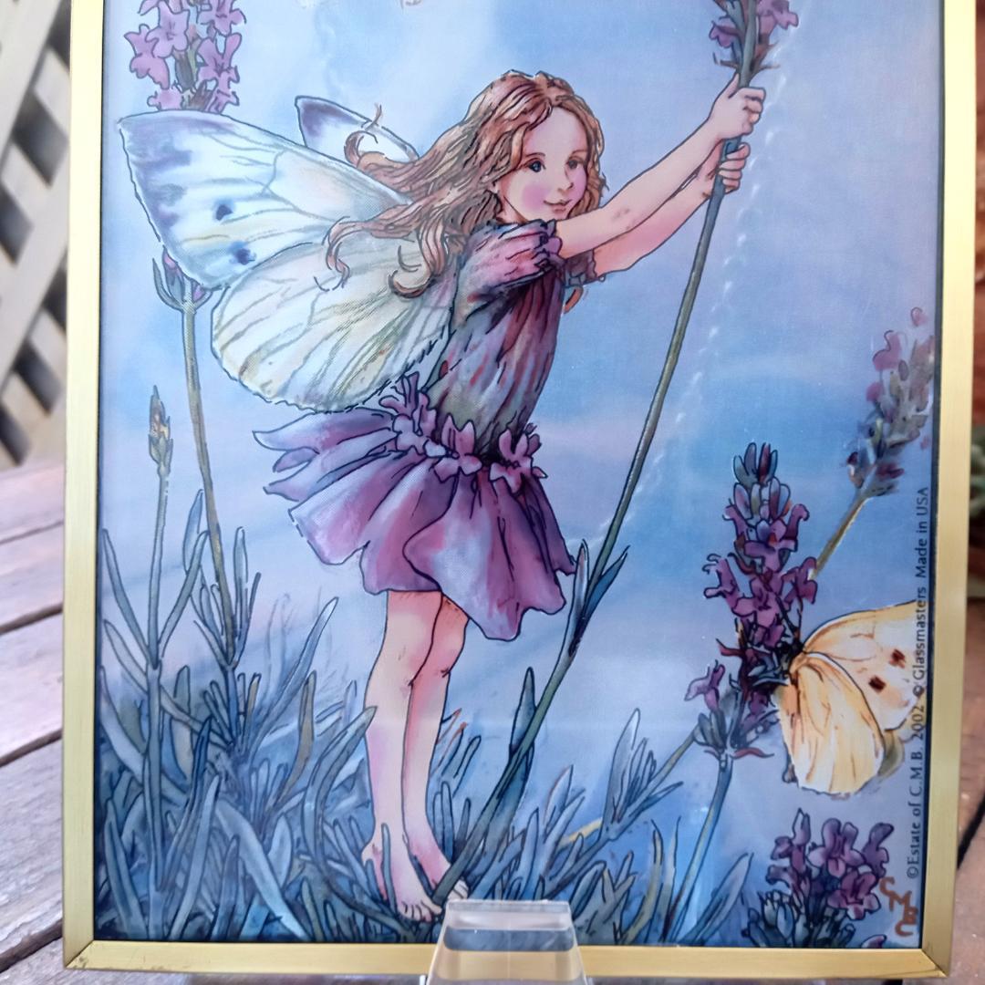 メアリーバーカー ステンドグラスLavender Fairyグラスマスターズ社