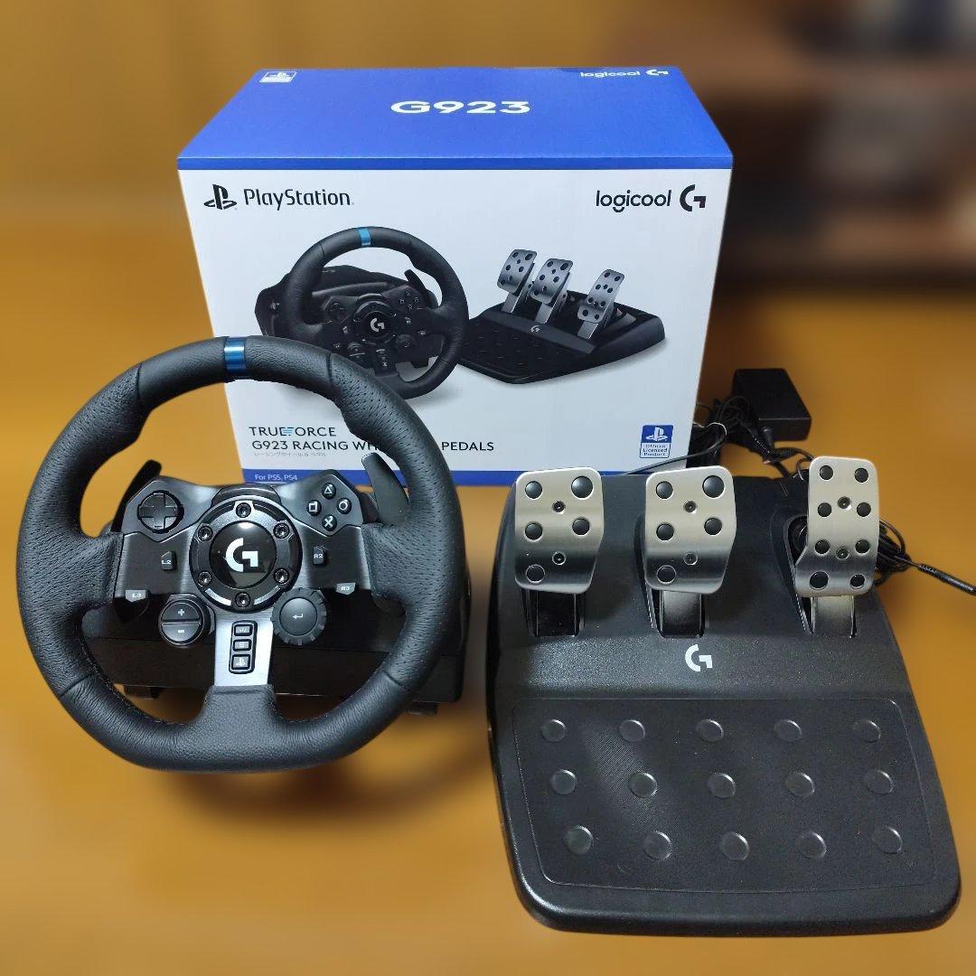 ☆新品同様☆Logicool G923d ハンコン・スタンドセット☆