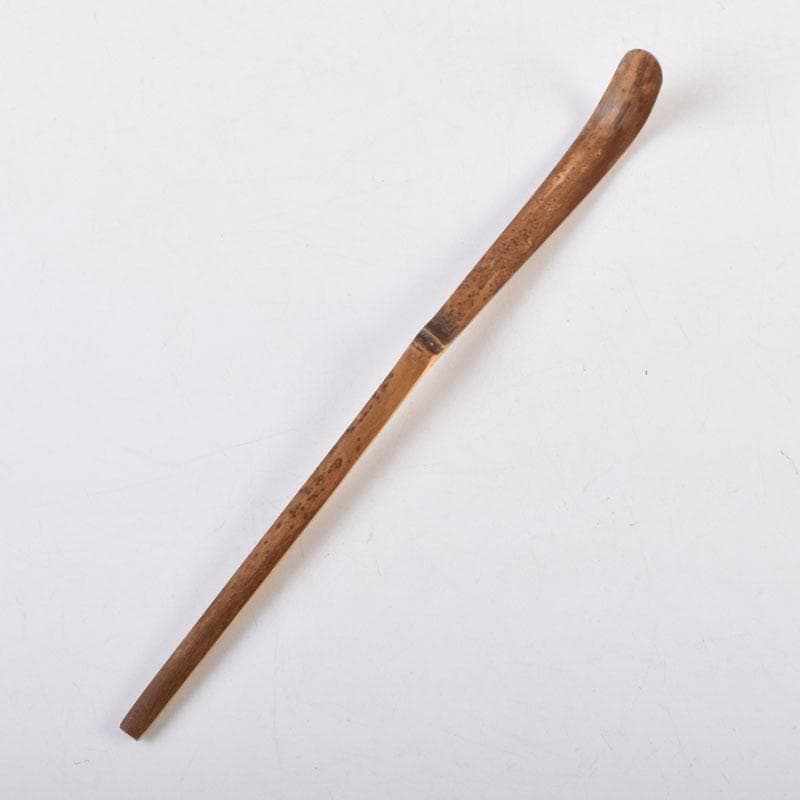 茶道具　海野宗泰作　茶杓　銘高砂　前大徳　前田宗源書付　共筒共箱　V　9023