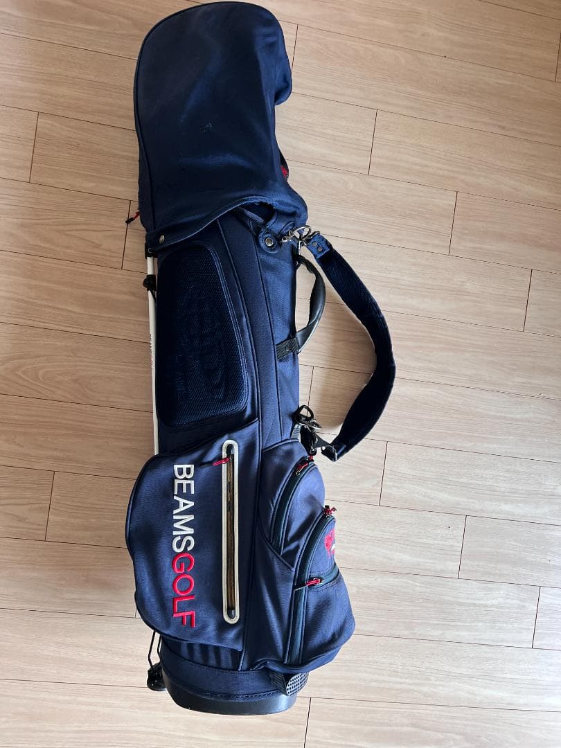 ひ*ー様 BEAMS GOLF　ビームス　キャディーバッグ　スタンド