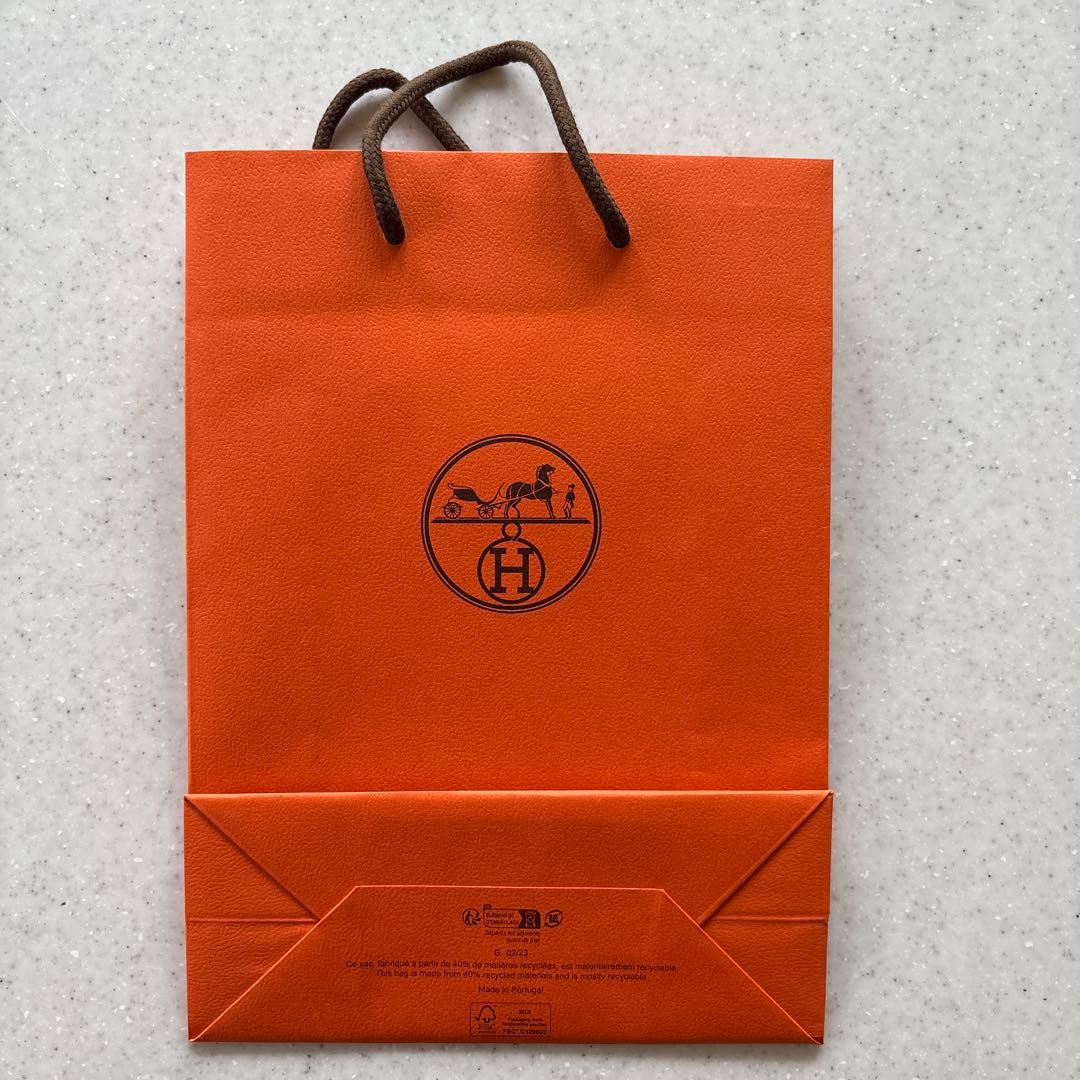 HERMES Hロゴ ハンドタオル ピンク エルメス