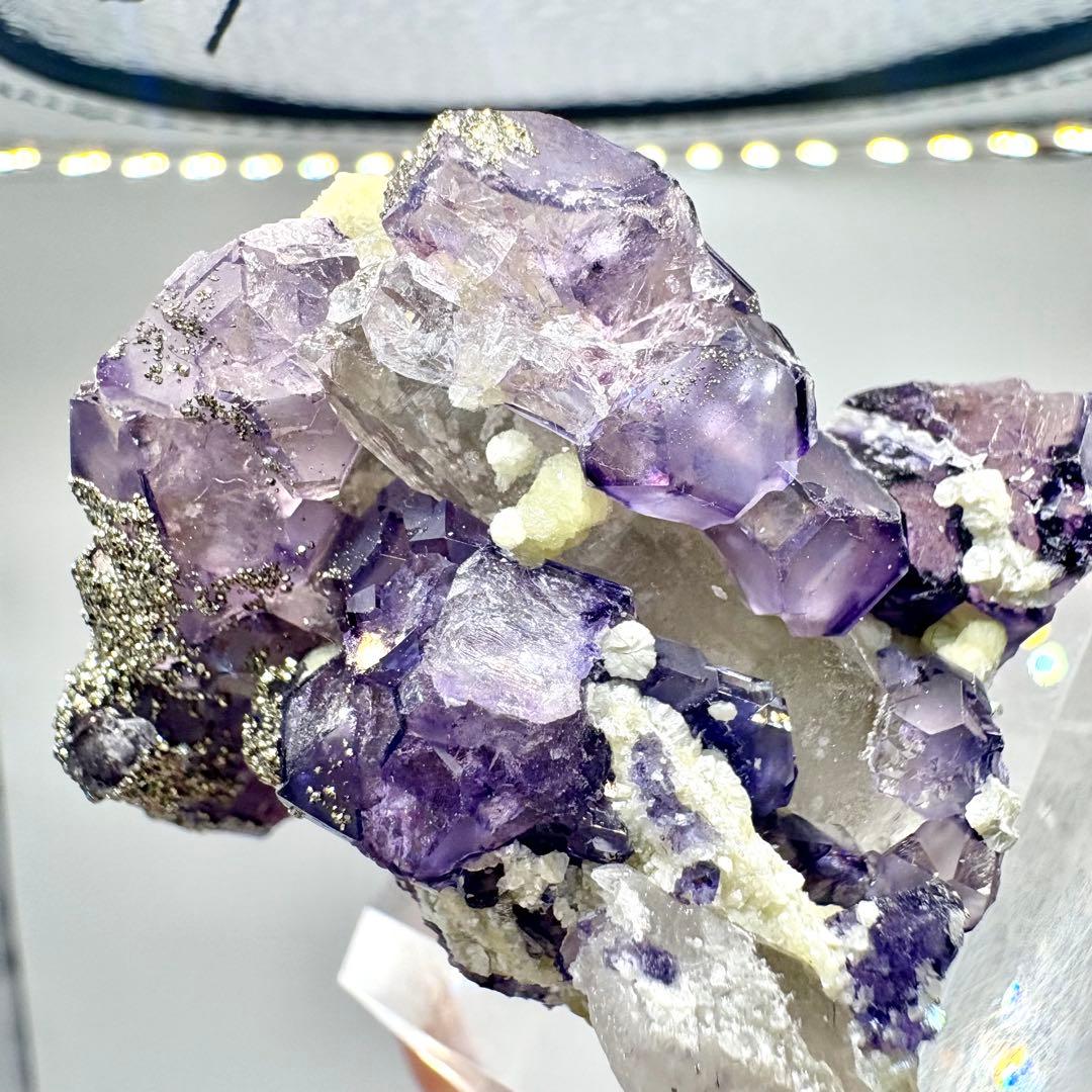 563 中国 内モンゴル産 フローライト&パイライト