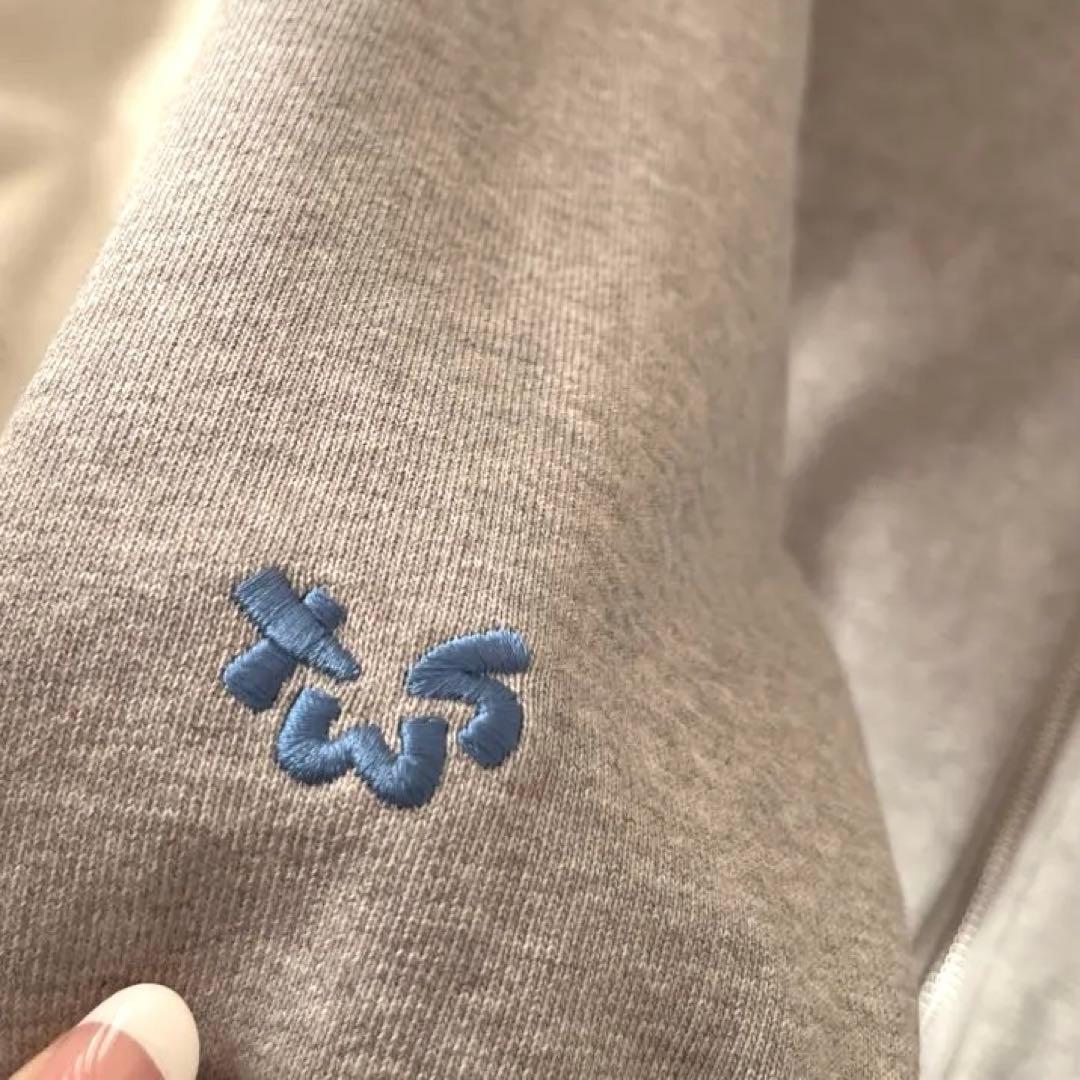 ТWS [TWSXTV] ZIP-UP HOODIE グレー Lサイズ