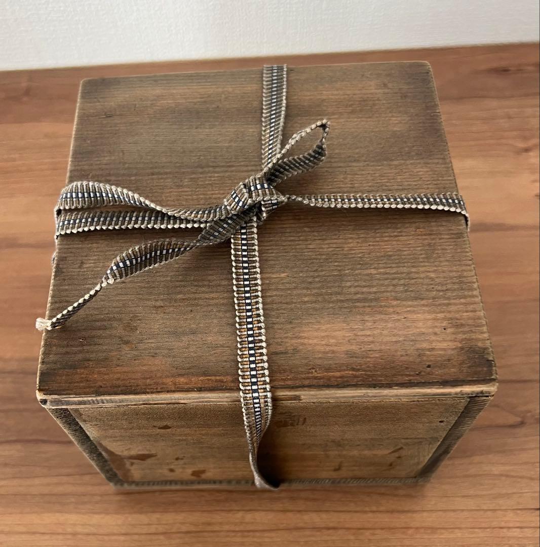 珍品 李朝粉引茶碗 布袋 箱有 掘り出し物