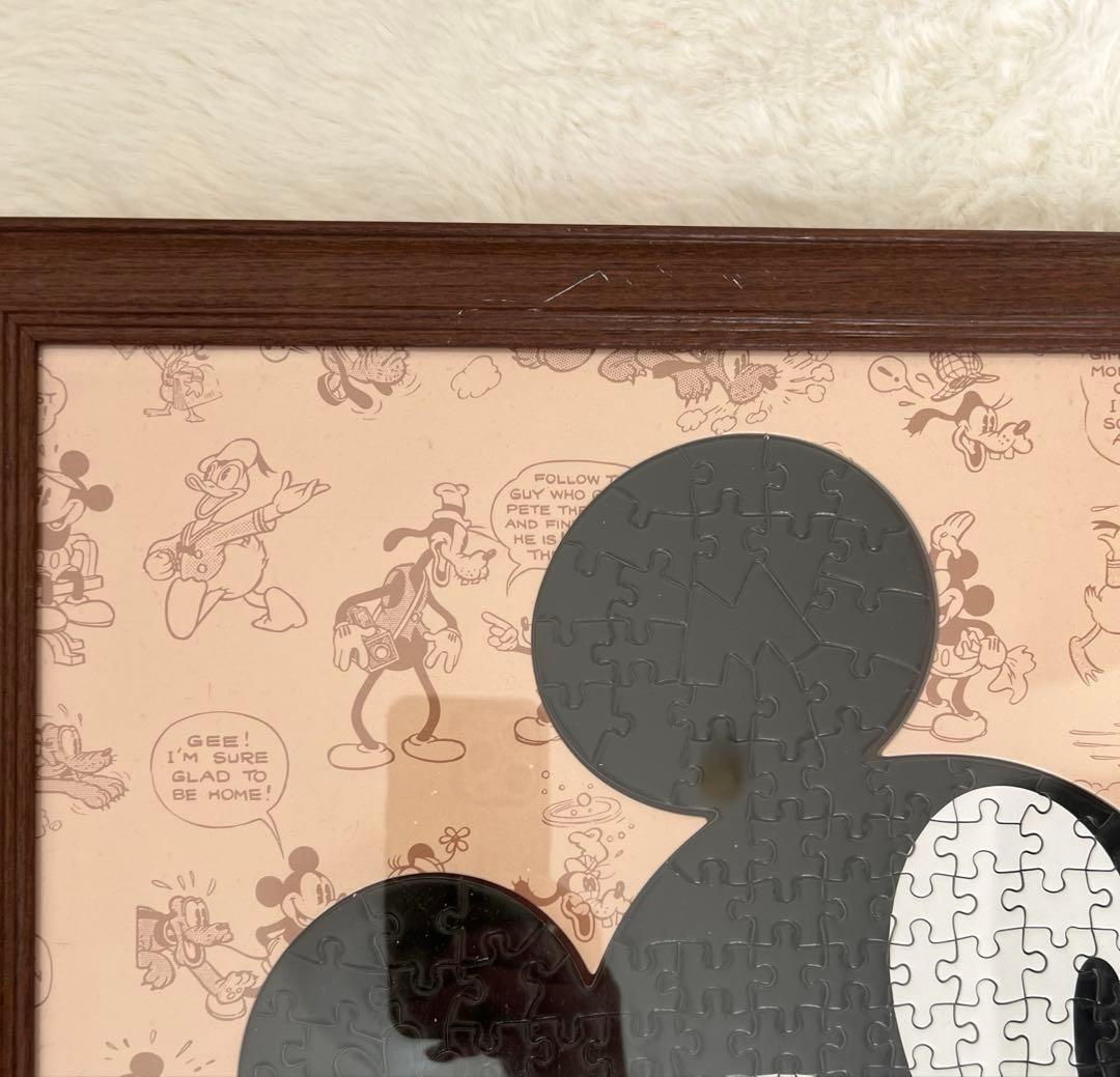 シルエット　ミッキー　ミニー ジグソーパズル 2個セット