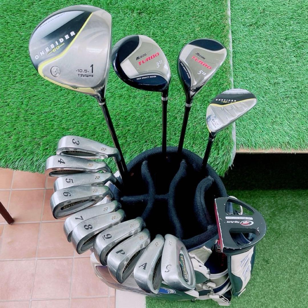 ゴルフクラブ　メンズセット　初心者　ツルヤ　ワンサイダーeo 入門　N2061