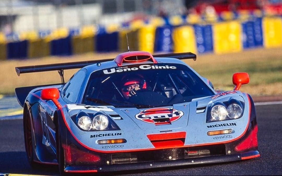 未使用 良状態 hpi 1/43 ガルフ・マクラーレンF1-GTR ル・マン仕様