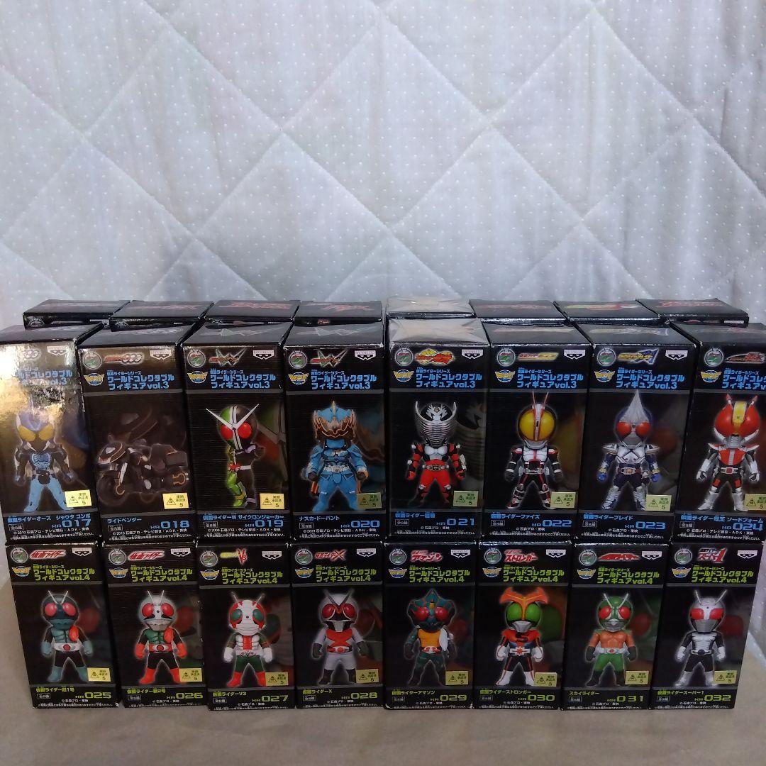 【未開封品144点】仮面ライダー ワーコレフィギュアvol.1〜vol.18