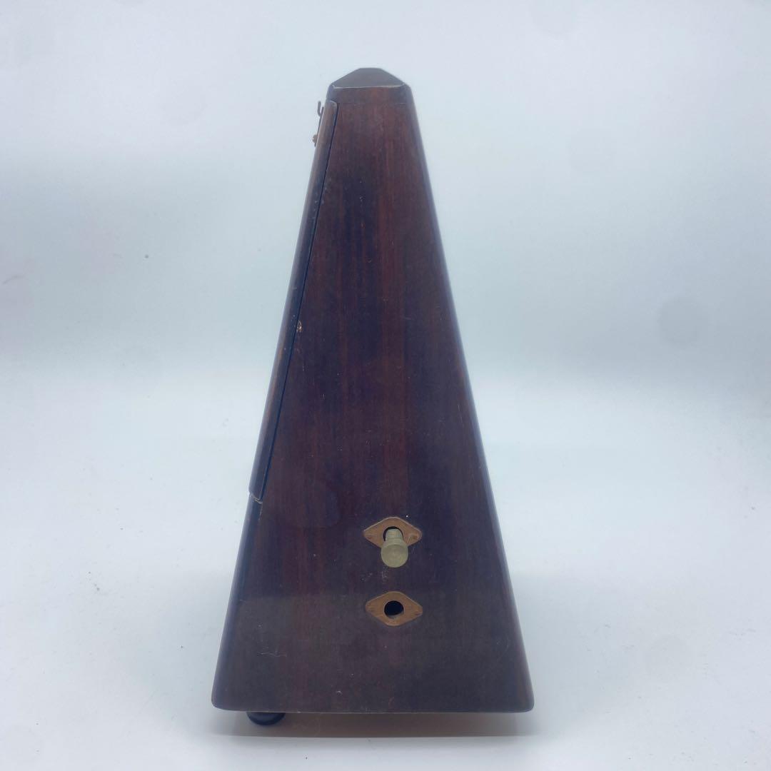 チェコスロバキア PRIM メトロノーム 木製 動作確認済 巻きネジ欠品