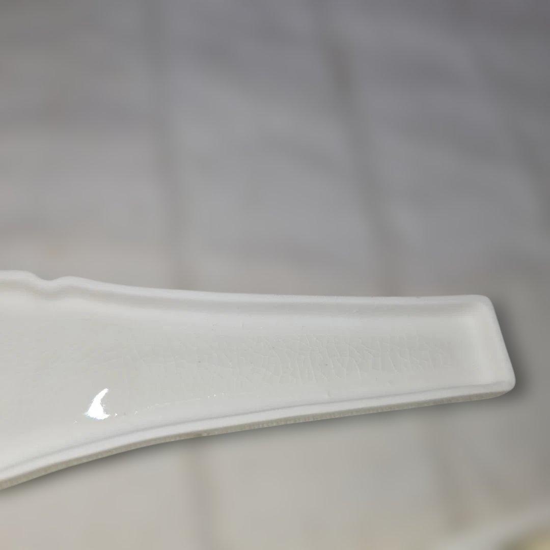 茶器/茶道具　香合 水仙　岡田華渓作（あかね窯）