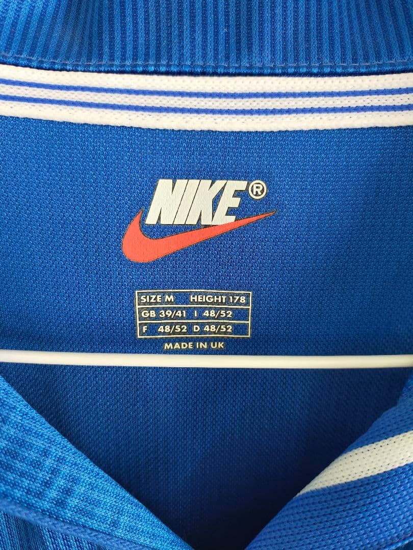 【当時物】ナイキ イタリア代表 1998年 Rバッジョ　青　イギリス製　Mサイズ