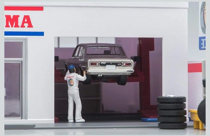 トミカラマ ヴィンテージ 1/64 【 タイヤショップ・ ヨコハマタイヤ】 新品