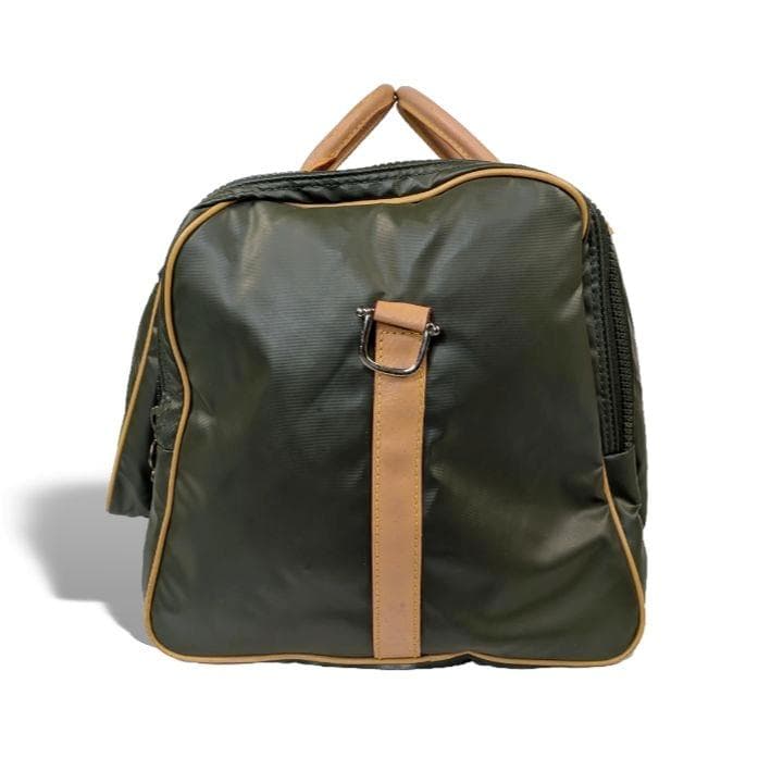 【美品】ハンティングワールド 2way ボストンバック バチュークロス カーキー