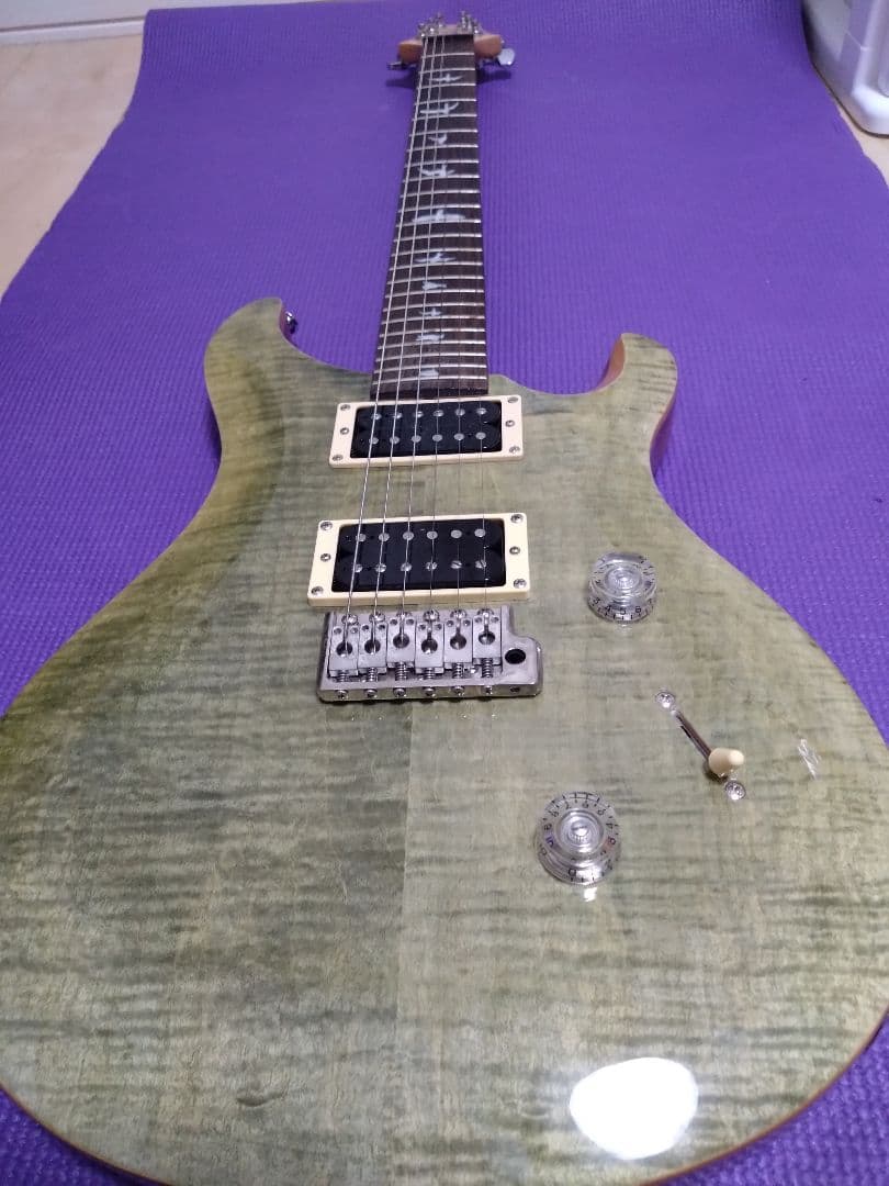 PRS custom24 SE グリーン ソフトケース付き