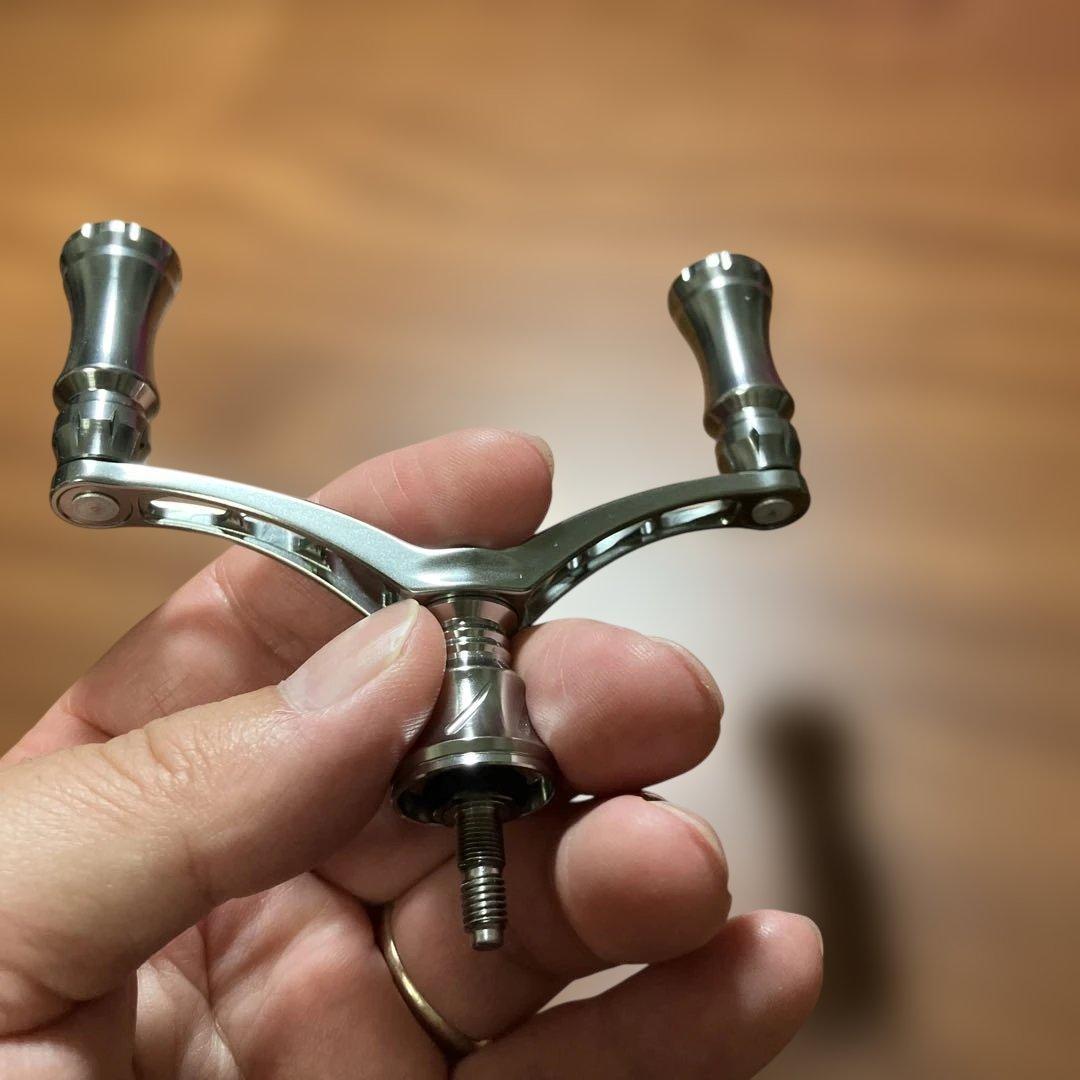 未使用　ハイテン　80mm シマノ用　ダブルハンドル　34バランサー　セット