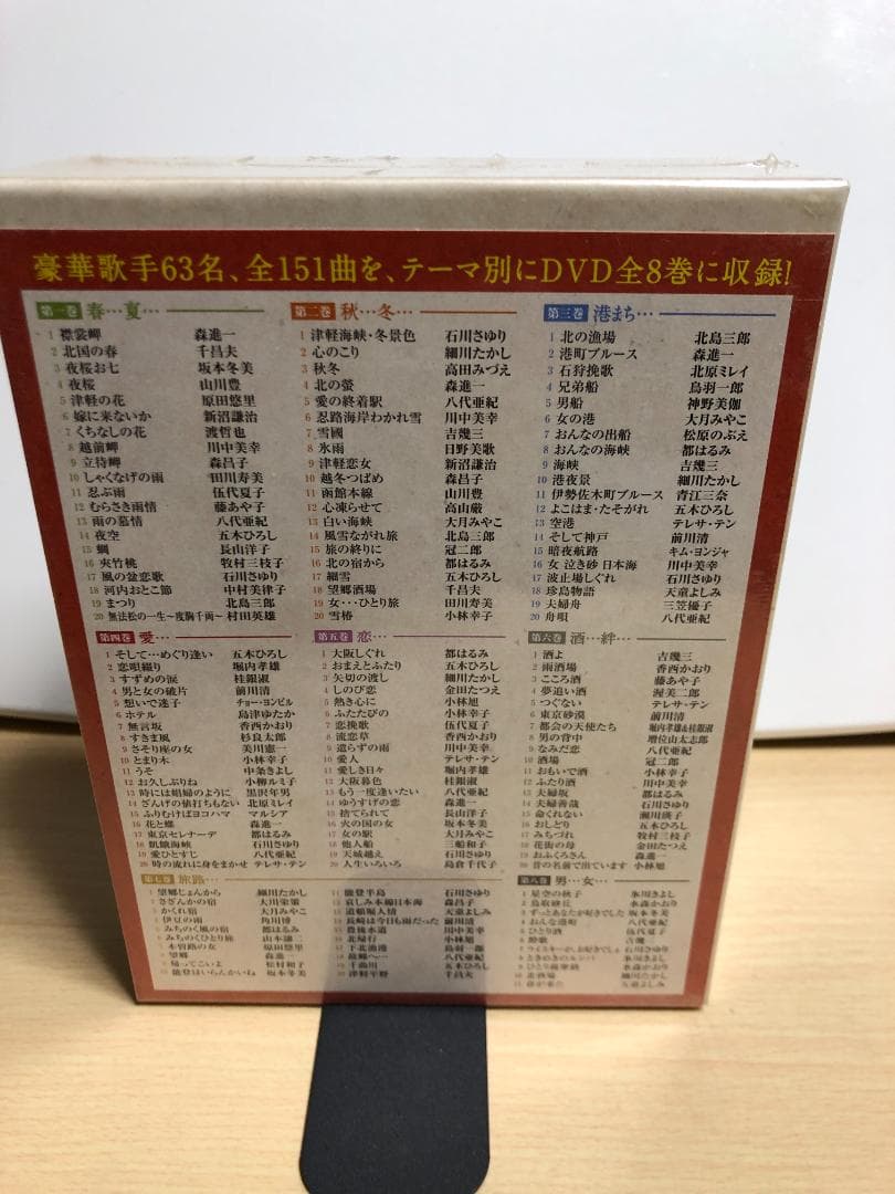 未開封品　テレビ東京開局50周年記念　演歌の花道　DVD ８枚組　151曲