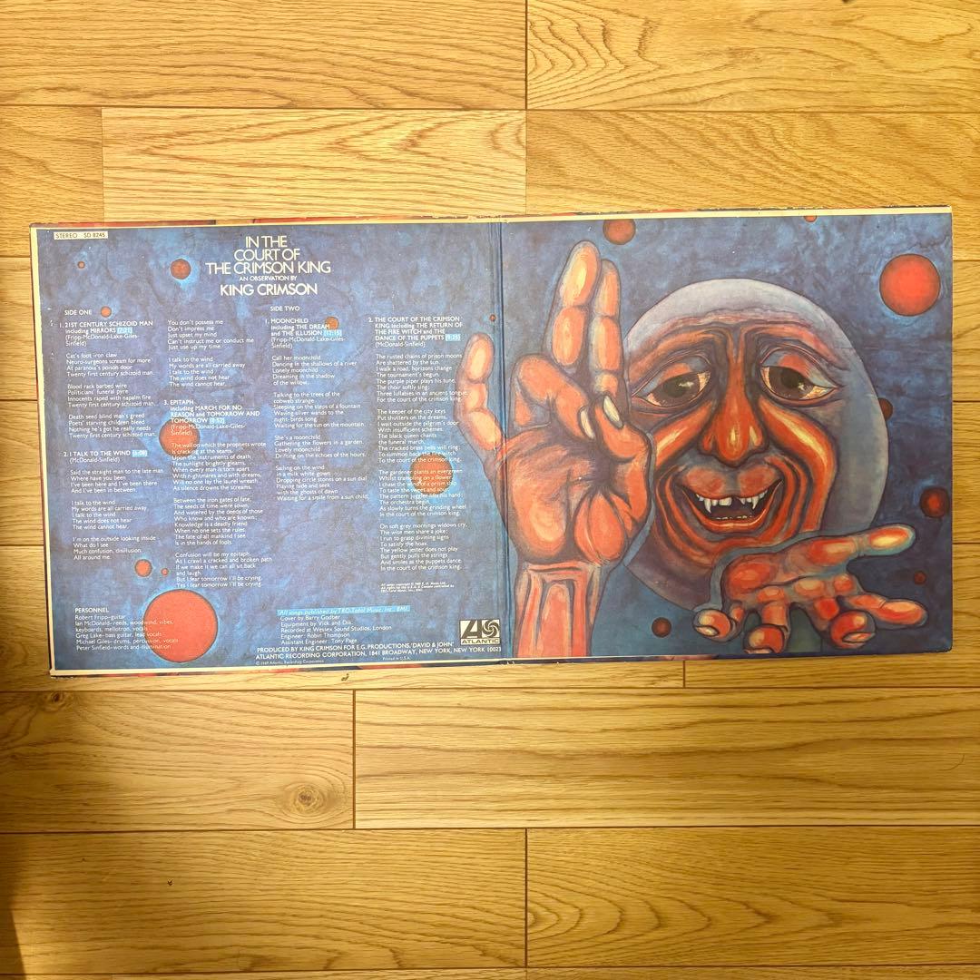 【ギガレア！】キングクリムゾン/宮殿　USオリジナル　白プロモ盤！【超美盤！】